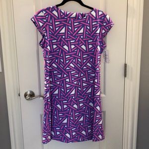 Mani Gold NWT Size M cap sleeve dress